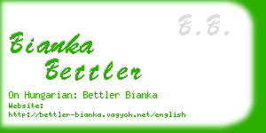 bianka bettler business card